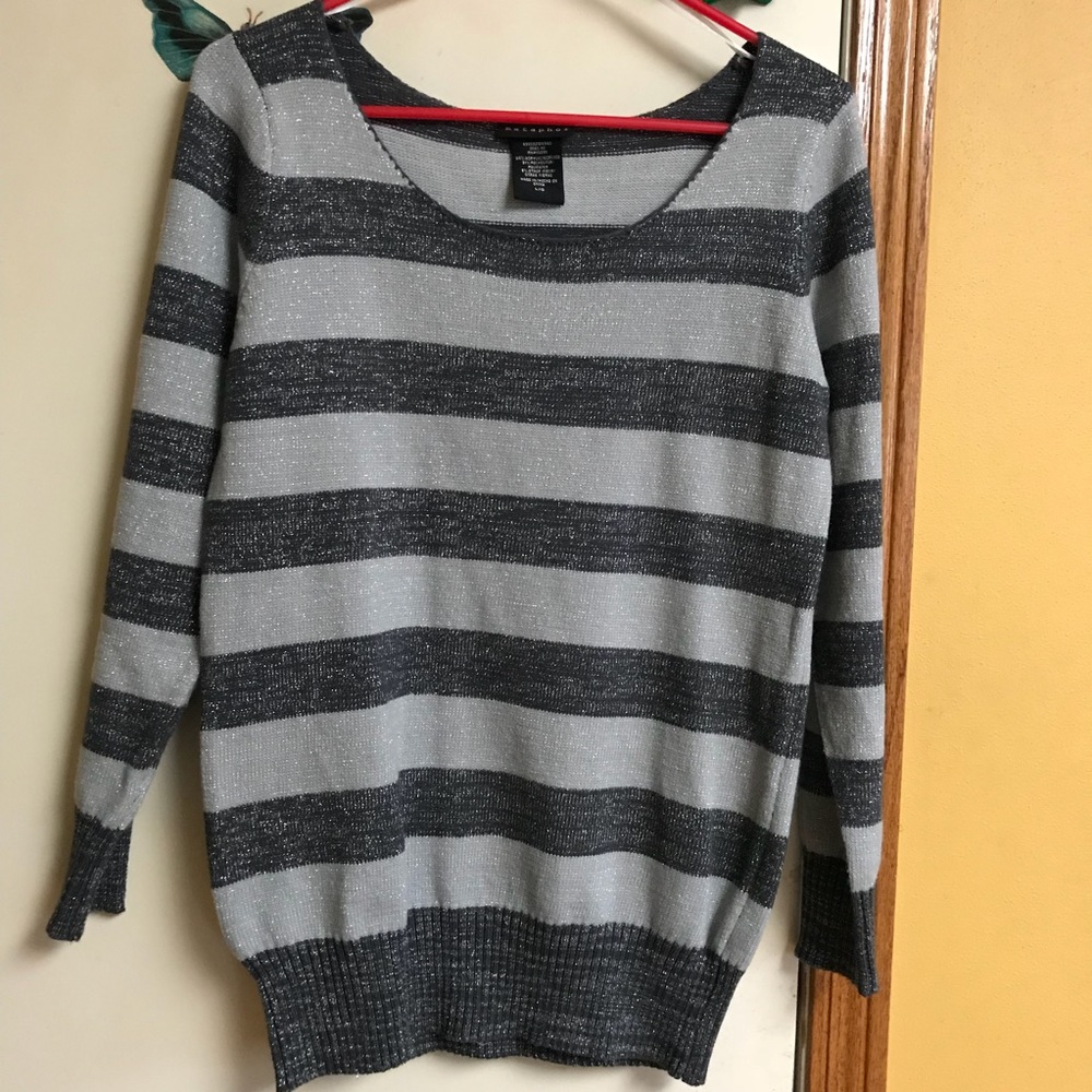 Grey Stripe sweatshirt